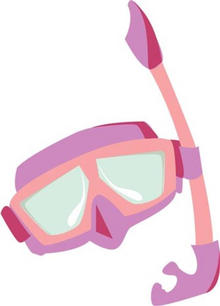 Picture of Snorkle Mask SVG File