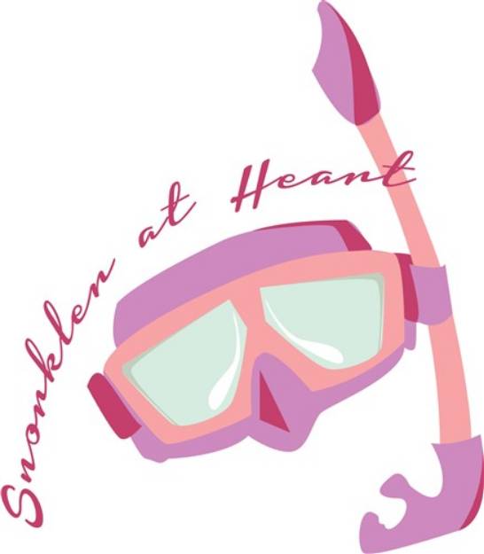 Picture of Snorkler at Heart SVG File