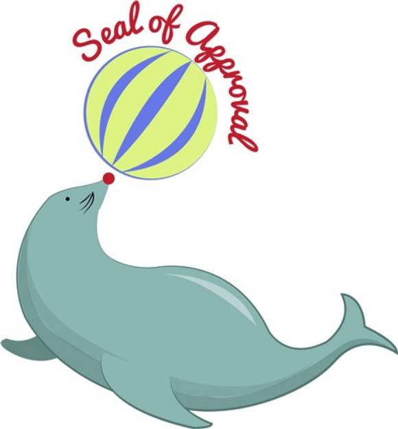 Picture of Seal of Approval SVG File