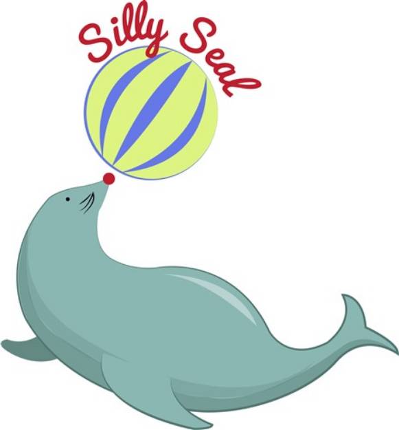 Picture of Silly Seal SVG File