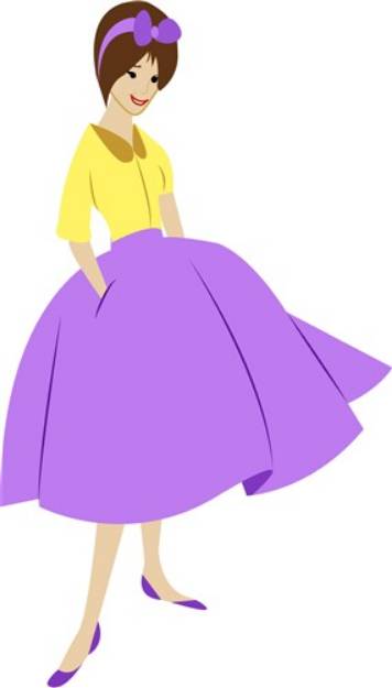 Picture of Fashion Lady SVG File