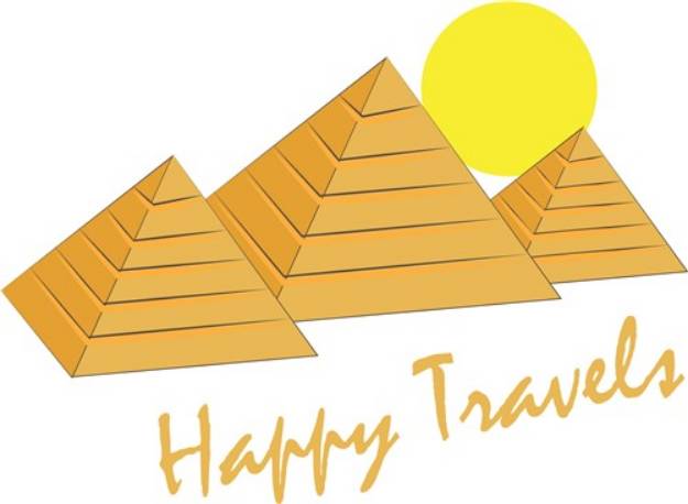 Picture of Happy Travels SVG File