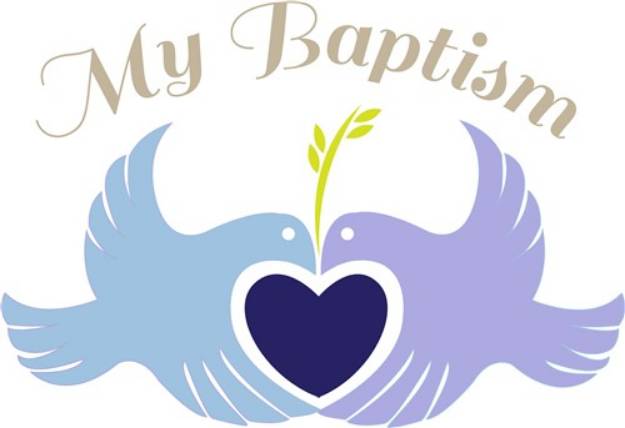Picture of My Baptism SVG File