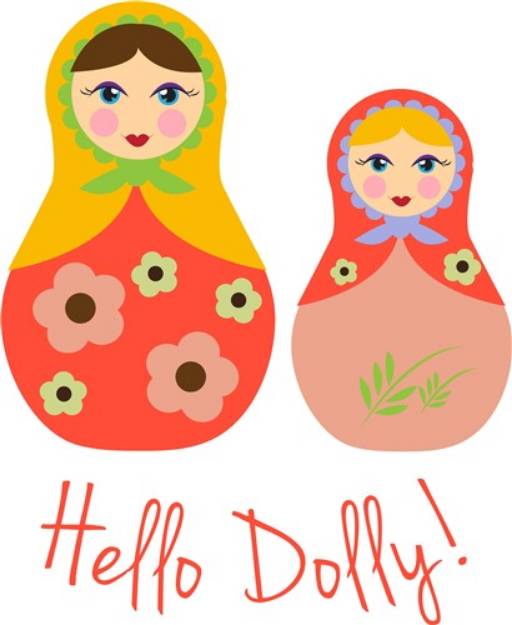 Picture of Hello Dolly! SVG File