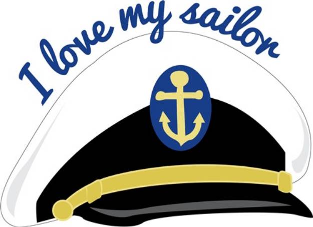 Picture of Love My Sailor SVG File