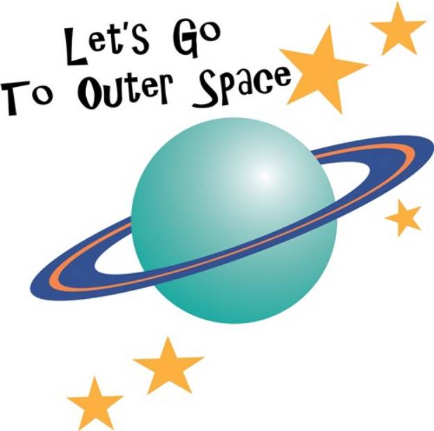 Picture of To Outer Space SVG File