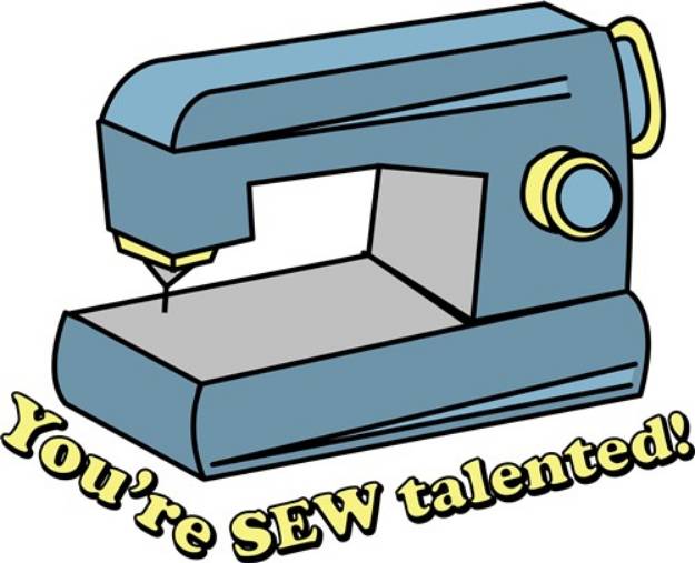 Picture of Sew Talented SVG File