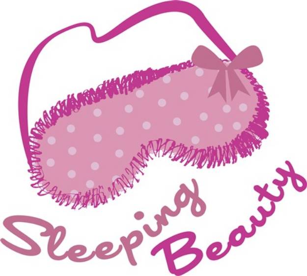 Picture of Sleeping Beauty SVG File