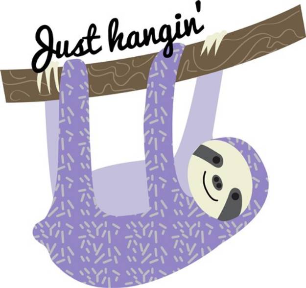 Picture of Just Hangin SVG File