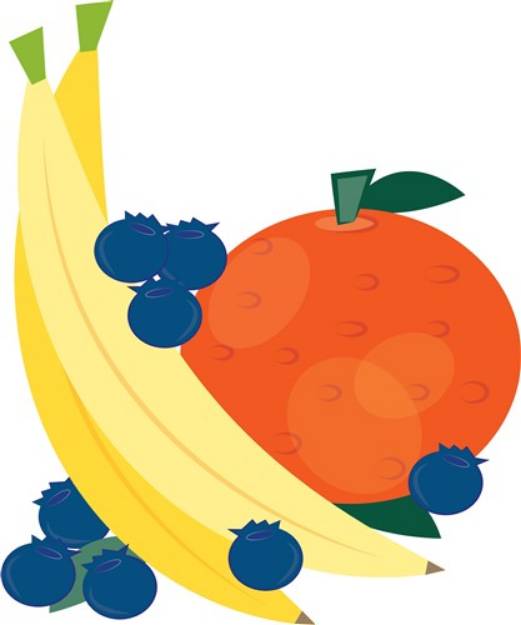 Picture of Colorful Fruit SVG File