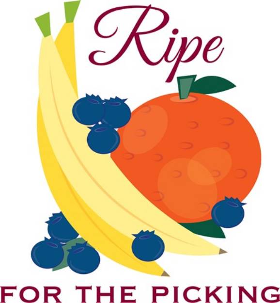 Picture of Ripe Fruit SVG File