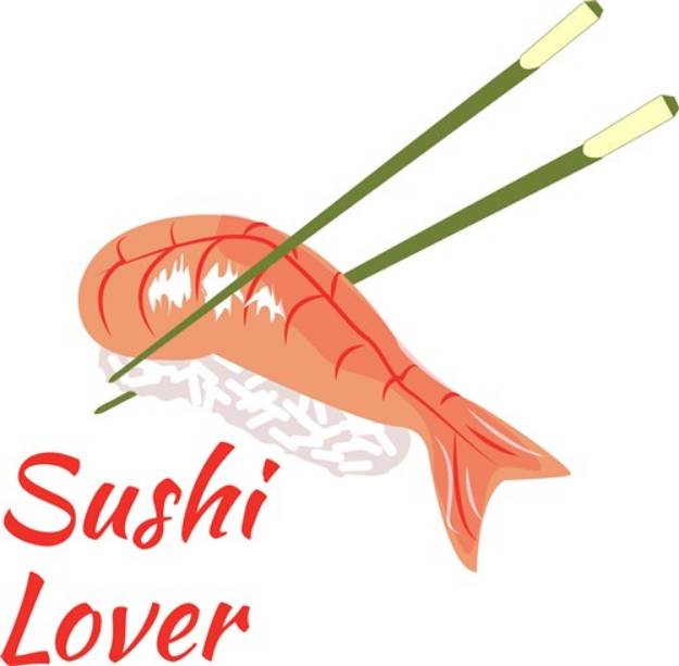 Picture of Sushi Lover SVG File