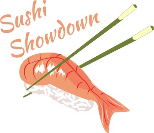 Picture of Sushi Showdown SVG File