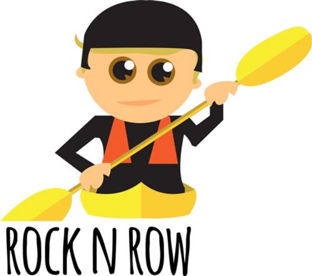 Picture of Rock N Row SVG File