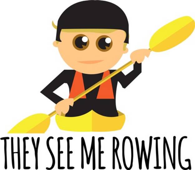 Picture of See Me Rowing SVG File