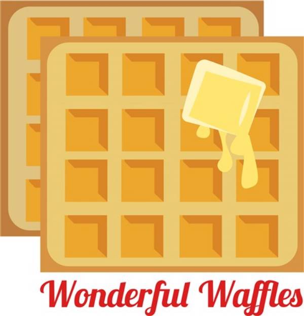 Picture of Wonderful Waffles SVG File