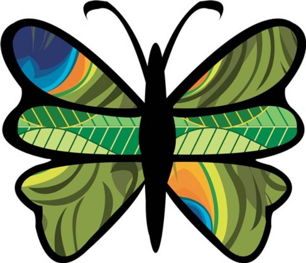 Picture of Fancy Butterfly SVG File