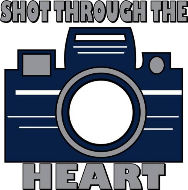Picture of Shot Through Heart SVG File
