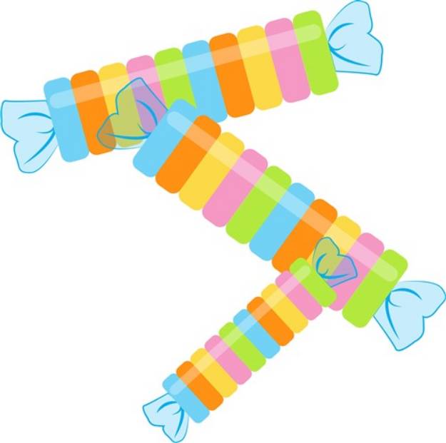 Picture of Candy Rolls SVG File