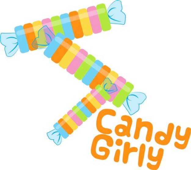 Picture of Candy Girl SVG File