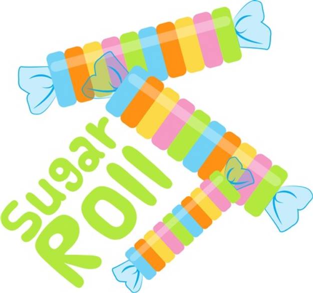 Picture of Sugar Roll SVG File