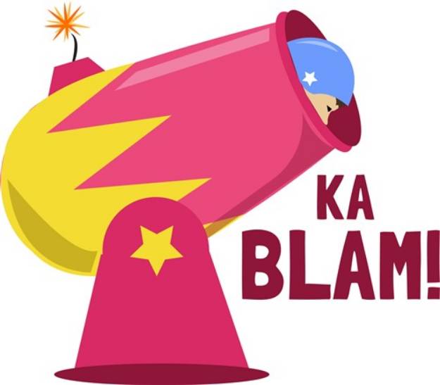 Picture of Ka Blam SVG File