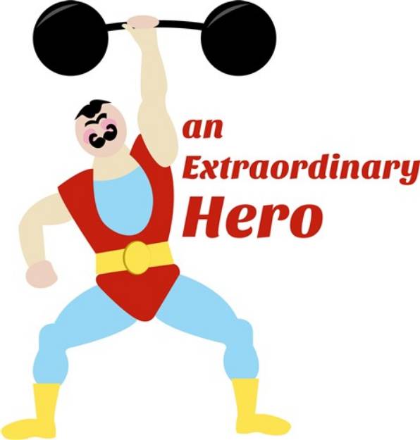 Picture of Extraordinary Hero SVG File