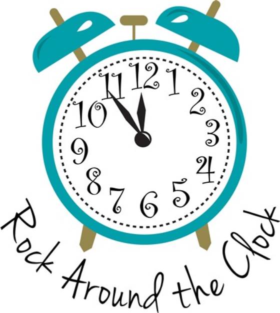Picture of Around The Clock SVG File