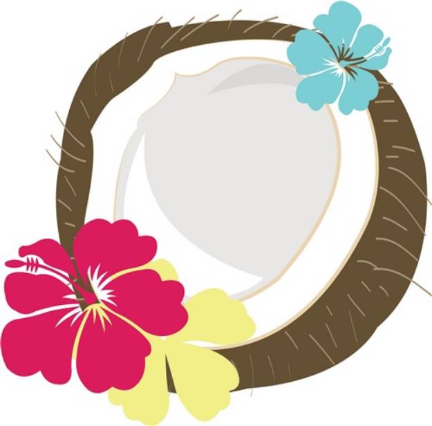 Picture of Tropical Coconut SVG File