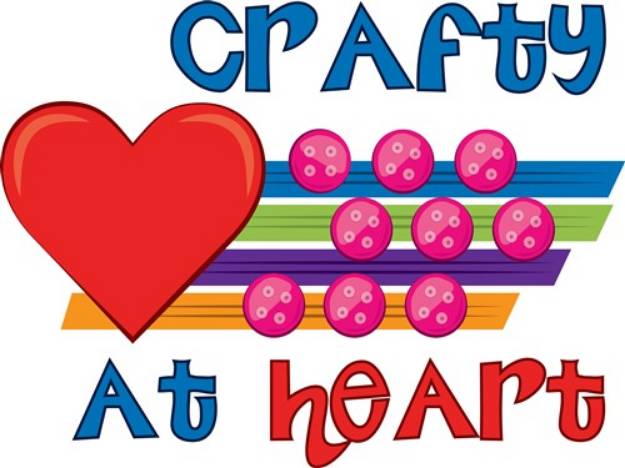 Picture of Crafty At Heart SVG File