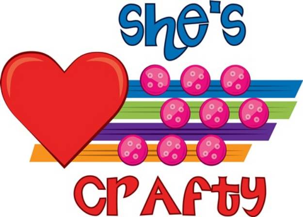 Picture of Shes Crafty SVG File