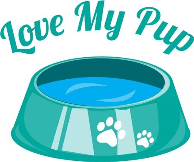 Picture of Love My Pup SVG File