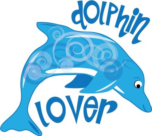 Picture of Dolphin Lover SVG File