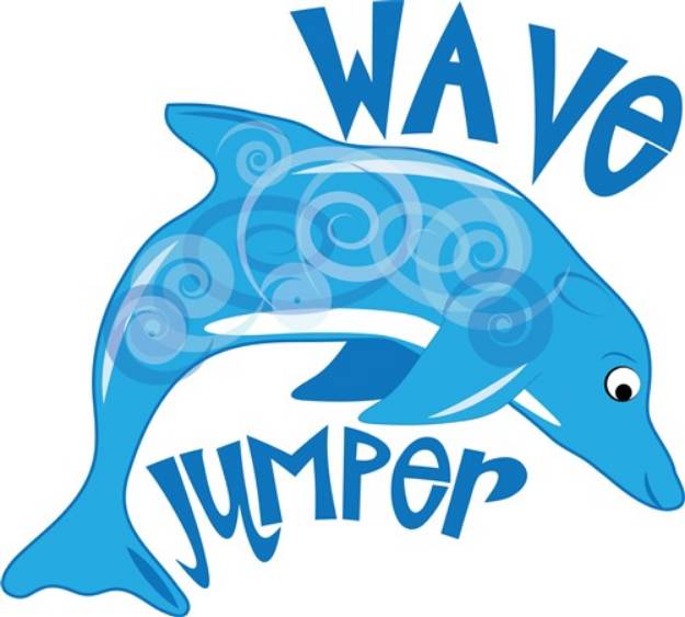 Picture of Wave Jumper SVG File