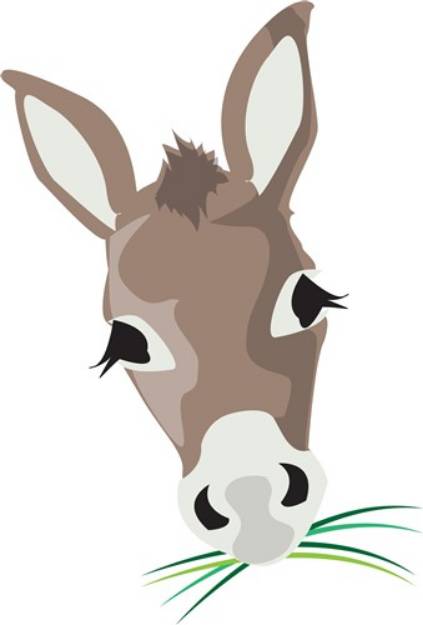 Picture of Donkey Head SVG File