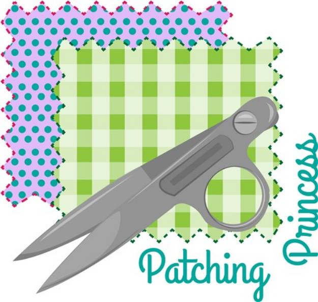 Picture of Patching Princess SVG File