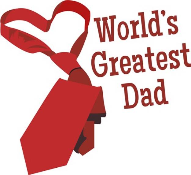 Picture of Worlds Greatest Dad SVG File