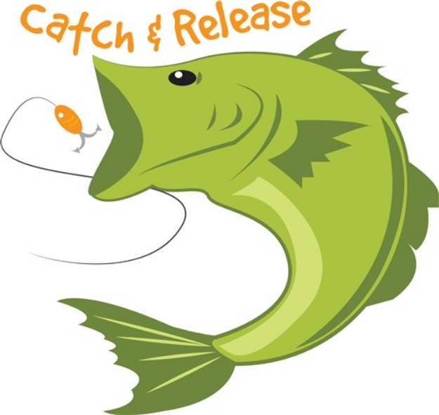 Picture of Catch & Release SVG File