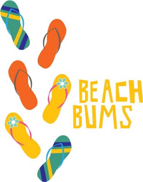 Picture of Beach Bums SVG File
