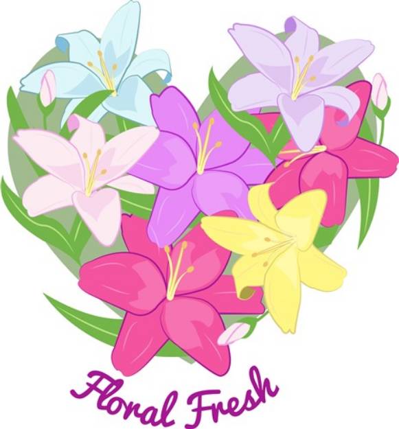 Picture of Floral Fresh SVG File
