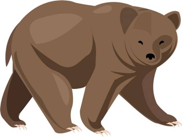 Picture of Brown Bear SVG File