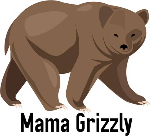 Picture of Mama Grizzly SVG File