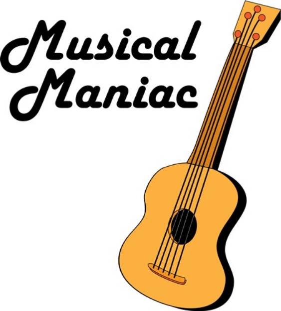 Picture of Musical Maniac SVG File