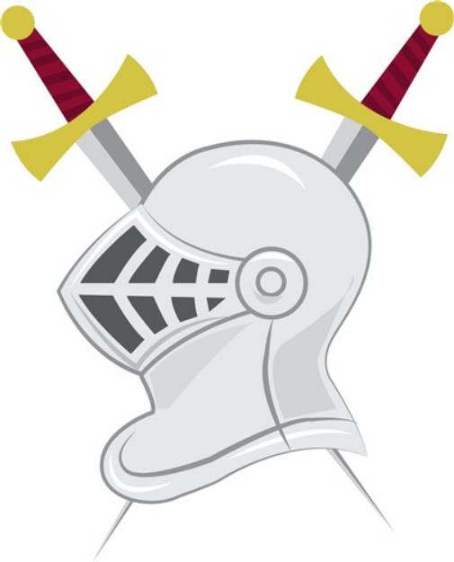 Picture of Knight Helmet SVG File