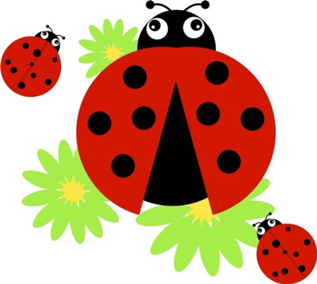 Picture of Ladybugs SVG File