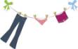 Picture of Clothes Line SVG File