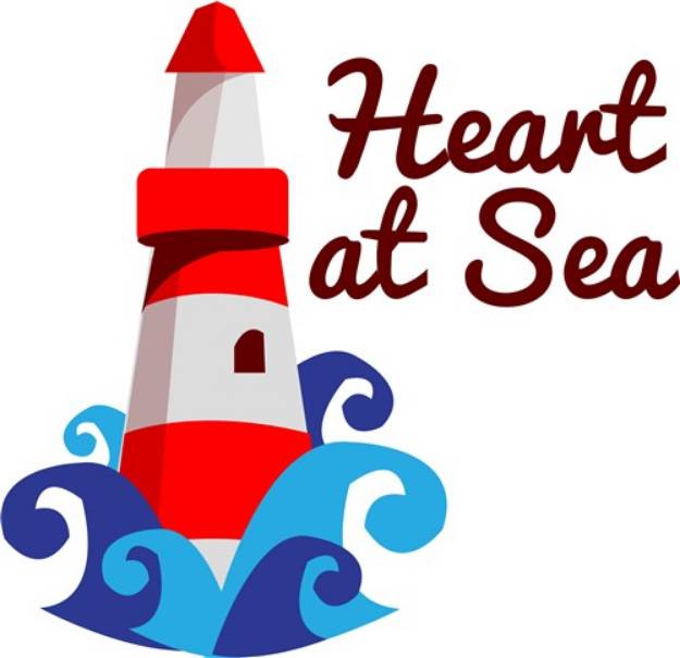 Picture of Heart At Sea SVG File