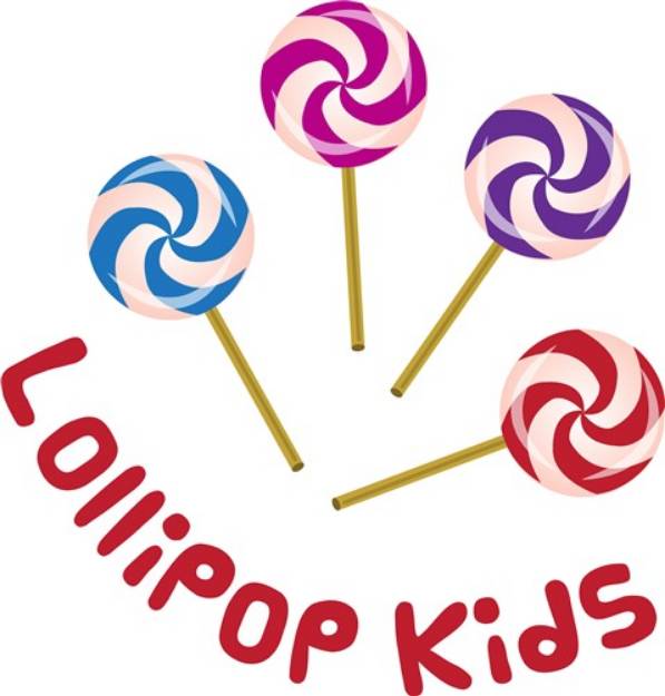Picture of Lollipop Kids SVG File
