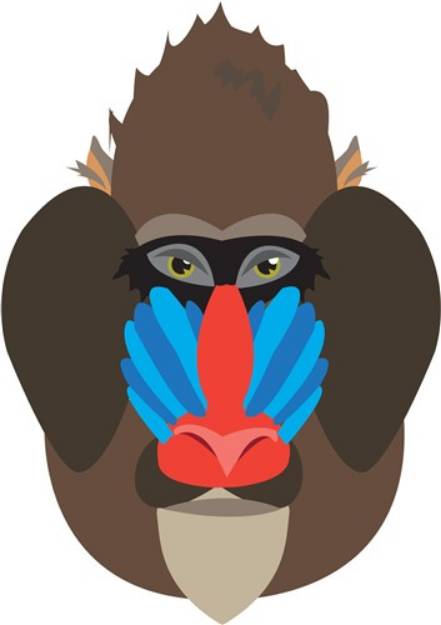 Picture of Mandrill SVG File