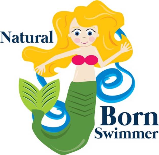 Picture of Natural Swimmer SVG File